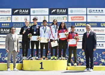 مصر تحصد ذهبية تتابع المختلط فى ختام بطولة العالم لشباب الخماسي الحديث تحت 15 سنة