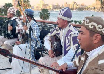 بالصور …حفل فنى كازاخى فى مكتبة مصر العامة
