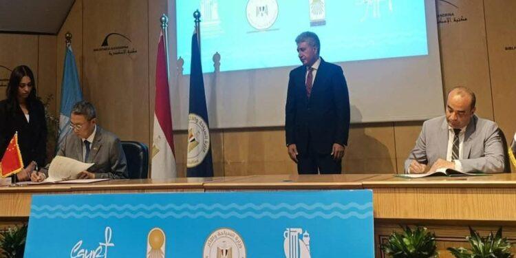 وزير السياحة يشهد توقيع مذكرة تفاهم مع الصين في مجال الآثار البحرية والتراث الثقافي المغمور بالمياه