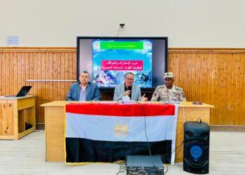 رئيس جامعة الدلتا التكنولوجية يتفقد فعاليات دورة التربية العسكرية رقم (٤٩) لطلاب الجامعة