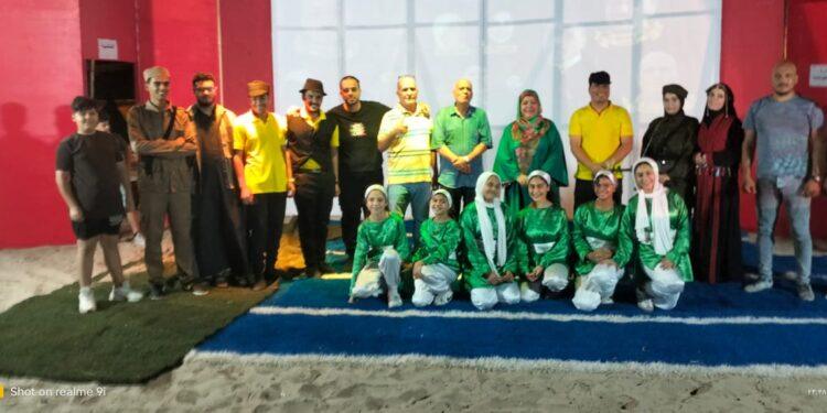 تياترو سيناء يشهد محاكمة”الواد سيد الغشاش” على شاطئ العريش .