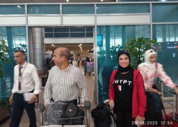 بعثة ألعاب القوي للناشئين تعود إلي القاهرة بعد تفوقها بالبطولة العربية بتونس