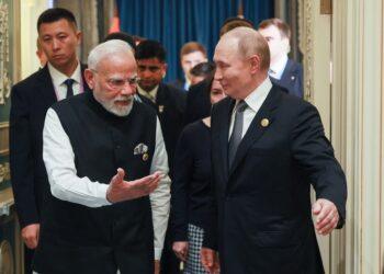 بوتين لمودي: شراكتنا الاستراتيجية تشهد تطورا حثيثا ووتيرة تجارية إيجابية