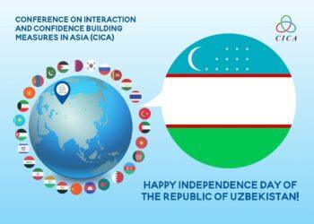 Cica تهنئ اوزبكستان بمناسبة يوم استقلالها