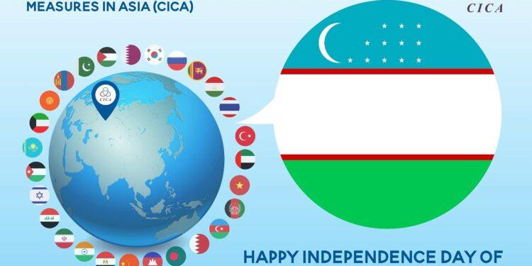 Cica تهنئ اوزبكستان بمناسبة يوم استقلالها