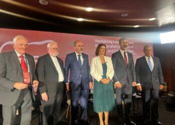 وزير الخارجية يشارك في جلسة نقاشية بمنتدى بليد في سلوفينيا