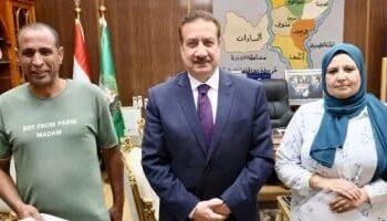 محافظ المنوفية يكرم مديرة مركز تكنولوجي ومسئول الخزينة لأمانتهما