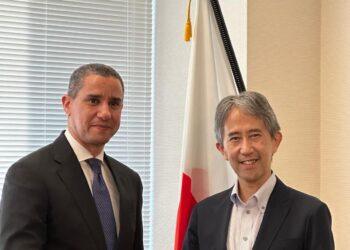 السفير راجي الإتربي سفير مصر الجديد لدى اليابان يقدم أوراق اعتماده