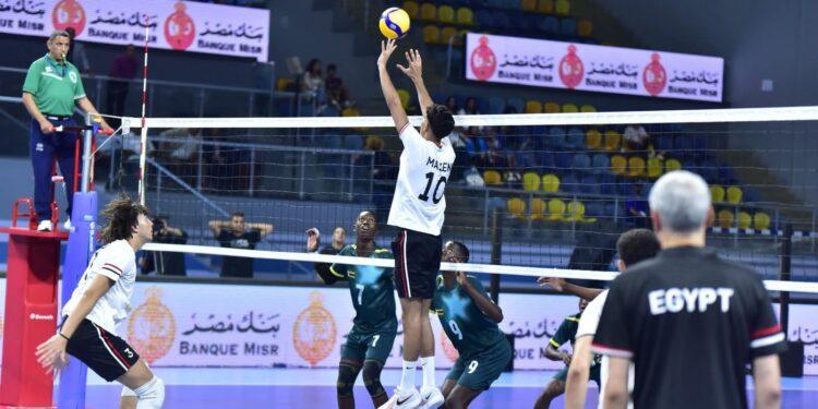 منتخب شباب الطائرة يهزم زيمبابوي في افتتاح بطولة إفريقيا بالقاهرة