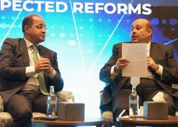 وزير المالية.. فى حوار مفتوح وممتد مع أعضاء غرفة التجارة الأمريكية بالقاهرة: