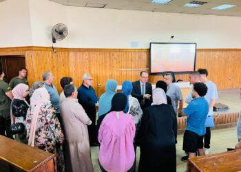 رئيس جامعة الدلتا التكنولوجية يطمئن على استعدادات الجامعة للعام الدراسى الجديد