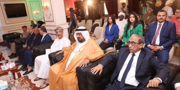 كلمة السفير عبد الله بن ناصر الرحبي سفير سلطنة عمان بمصر للاعلان عن المعرض الدولي للتمور والعسل
