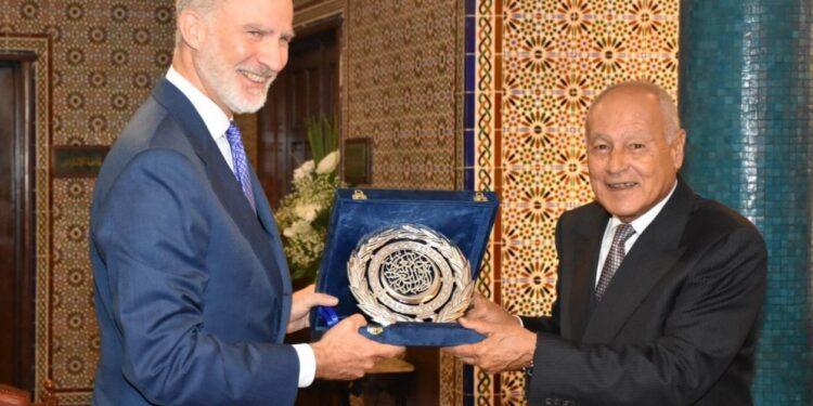 أبو الغيط يستقبل ملك إسبانيا ويعبر عن التقدير لمواقف القضية الفلسطينية