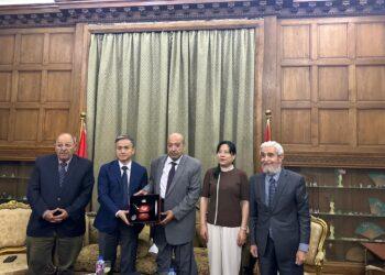 جمعية الصداقة المصرية الصينية بالقاهرة تستقبل وفد من جمعية الشعب الصيني للصداقة مع الدول الأجنبية