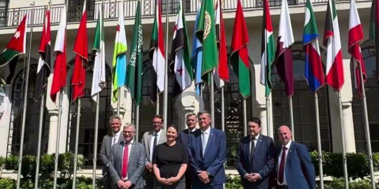 البرلمانيين الدنماركيين في زيارة لجامعة الدول العربية