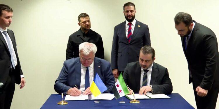 أوكرانيا وسوريا تبرمان اتفاقية استعادة العلاقات الدبلوماسية