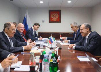 وزير الخارجية المصرى يلتقى نظيره الروسى