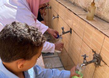 مياه الشرب بالمنوفية تتابع جودة المياه بمختلف مدارس المحافظة .