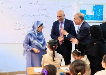 وزير التربية والتعليم يرافقه محافظ المنيا ووكيل وزارة التربية والتعليم فى جولة تفقدية بمدارس أبو قرقاص(صور)