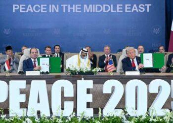 قادة أميركا ومصر وقطر وتركيا يوقعون على اتفاق غزة بشرم الشيخ