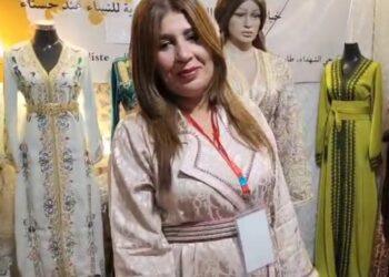 فارسة ومبدعة القفطان المغربي الفنانة حسناء براقي تتألق في سماء الإبداع والتميز.