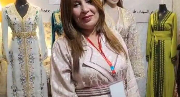 فارسة ومبدعة القفطان المغربي الفنانة حسناء براقي تتألق في سماء الإبداع والتميز.