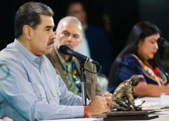 نيكولاس مادورو يدافع عن النموذج الاشتراكي البيئي خلال المؤتمر العالمي للدفاع عن أمنا الأرض