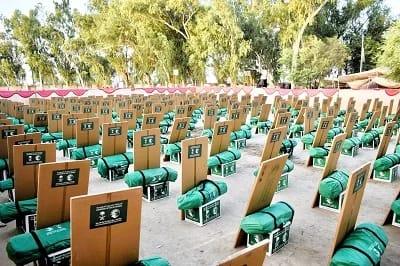 مركز الملك سلمان للإغاثة يوزع (4.633) حقيبة إيوائية للمتضررين من الفيضانات في عدة أقاليم بباكستان