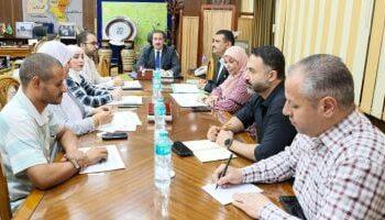 محافظ المنوفية يستعرض مستجدات منظومة تقنين أراضى أملاك الدولة