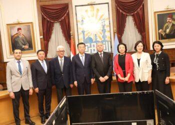 محافظ القاهرة يبحث مع وفد صينى تعزيز التعاون المشترك مع مدينة شنيانغ