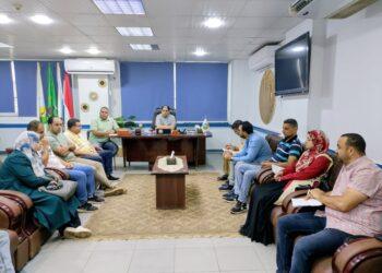 رئيس مياه المنوفية يجتمع بمديرى التشغيل والصيانة لمناقشة استعدادات الشركة لموسم الأمطار .