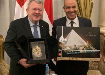 وزير الخارجية المصرى يلتقى نظيره الدنماركي لارس لوكا راسموسن لبحث سبل تعزيز الشراكة الاستراتيجية بين الدنمارك ومصر،