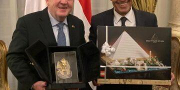 وزير الخارجية المصرى يلتقى نظيره الدنماركي لارس لوكا راسموسن لبحث سبل تعزيز الشراكة الاستراتيجية بين الدنمارك ومصر،