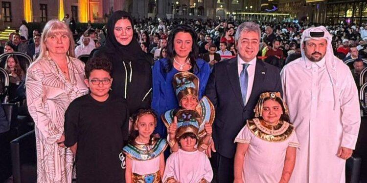 رسالة شكر وتقدير من سعادة السفير المصري وليد الفقي لدولة قطر وداعمي الثقافة العالمية