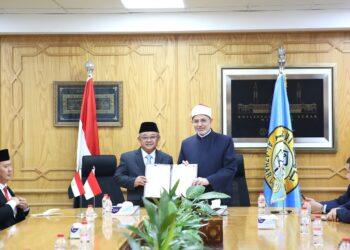 وزير التعليم الإندونيسي يطلق برنامج اللغة الإندونيسية بجامعة الأزهر لتعزيز التعاون التعليمي بين إندونيسيا ومصر
