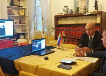 اجتماع بالفيديو بين فريقى العمل لوزارتي السياحة في فنزويلا ومصر