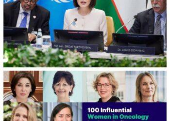 ادراج اسيدة الأولى لجمهورية أوزبكستان ضمن قائمة “أكثر 100 امرأة تأثيرًا في مجال علم الأورام”.