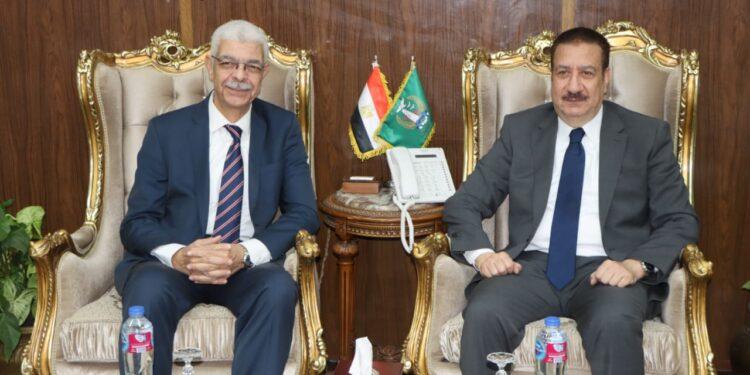 رئيس جامعة المنوفية ومحافظ المنوفية يبحثان تعزيز التعاون المشترك ودعم الترتيبات اللوجستية للانتخابات القادمة