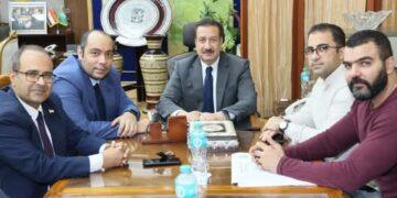 محافظ المنوفية بحث آليات المشاركة الفعالة بين المحافظة وكلية الهندسة