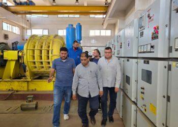 رئيس شركة مياه الشرب يتفقد محطات المنطقة الصناعية بقويسنا.