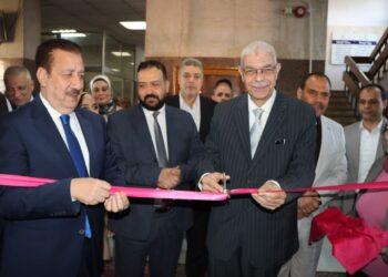 رئيس جامعة المنوفية والمحافظ يفتتحان توسعات عيادة التأمين الصحي النموذجية بإدارة الجامعة