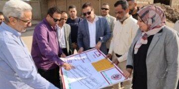 محافظ المنوفية يتفقد إنشاءات مدرسة بركة السبع الرسمية للغات