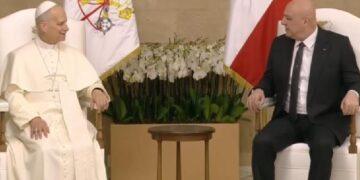 رئيس جمهورية لبنان “جوزاف عون” في كلمة بعد لقائه البابا لاوون