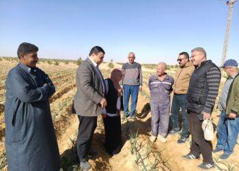 وفد من وزارة الزراعة يقدم الحلول والدعم الزراعي والفني والإرشادي بالتجمع التنموي بالنثيلة بمركز ومدينة نخل بوسط سيناء ( صور ).