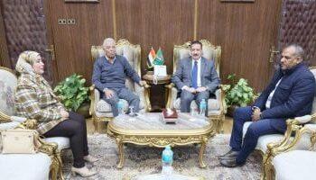 محافظ المنوفية يلتقى مستشار رئيس الوزراء للمشروعات القومية.