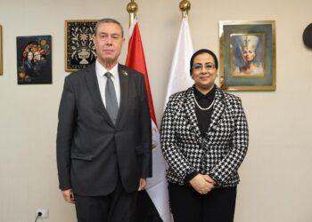 استقبلت رئيسة القومي للمرأة سفير دولة فلسطين في مصر
