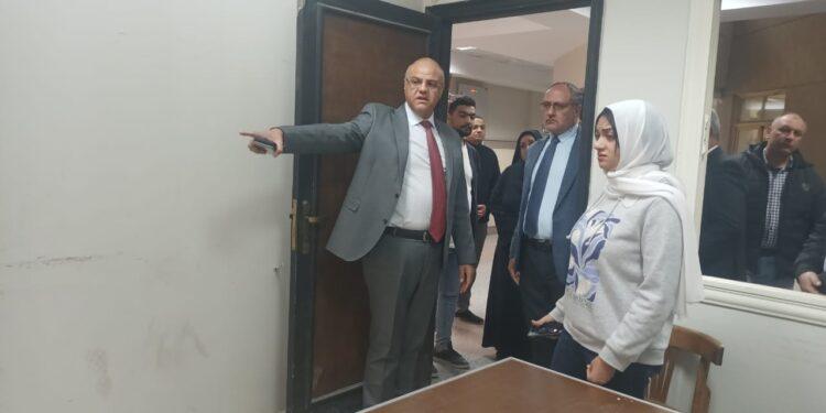 محافظ القليوبية يقوم بجولة مفاجئة لمتابعة سير العمل داخل مجلس ومدينة شبين القناطر