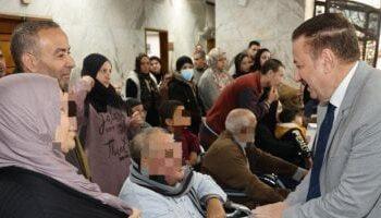 محافظ المنوفية يسلم 45 كرسيا متحركا ومساعدات مالية وعينية لذوى الهمم