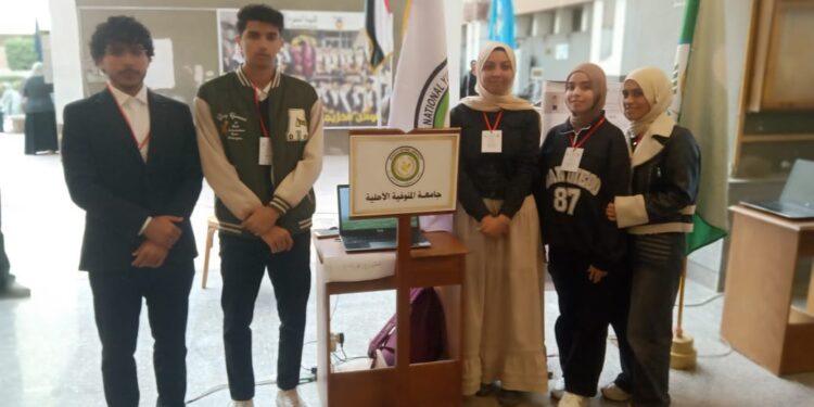 طلاب جامعة المنوفية الأهلية يشاركون فى ملتقى العلوم بجامعة طنطا