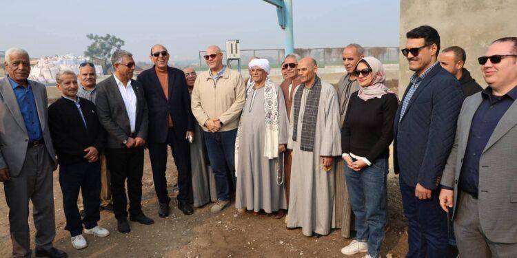 محافظ القليوبية ورئيس شركة مياه الشرب والصرف الصحى فى متابعة ميدانية لتوسعات محطة صرف صحي كفر مويس لزيادة الطاقة الاستيعابية وخدمة أهالي بنها